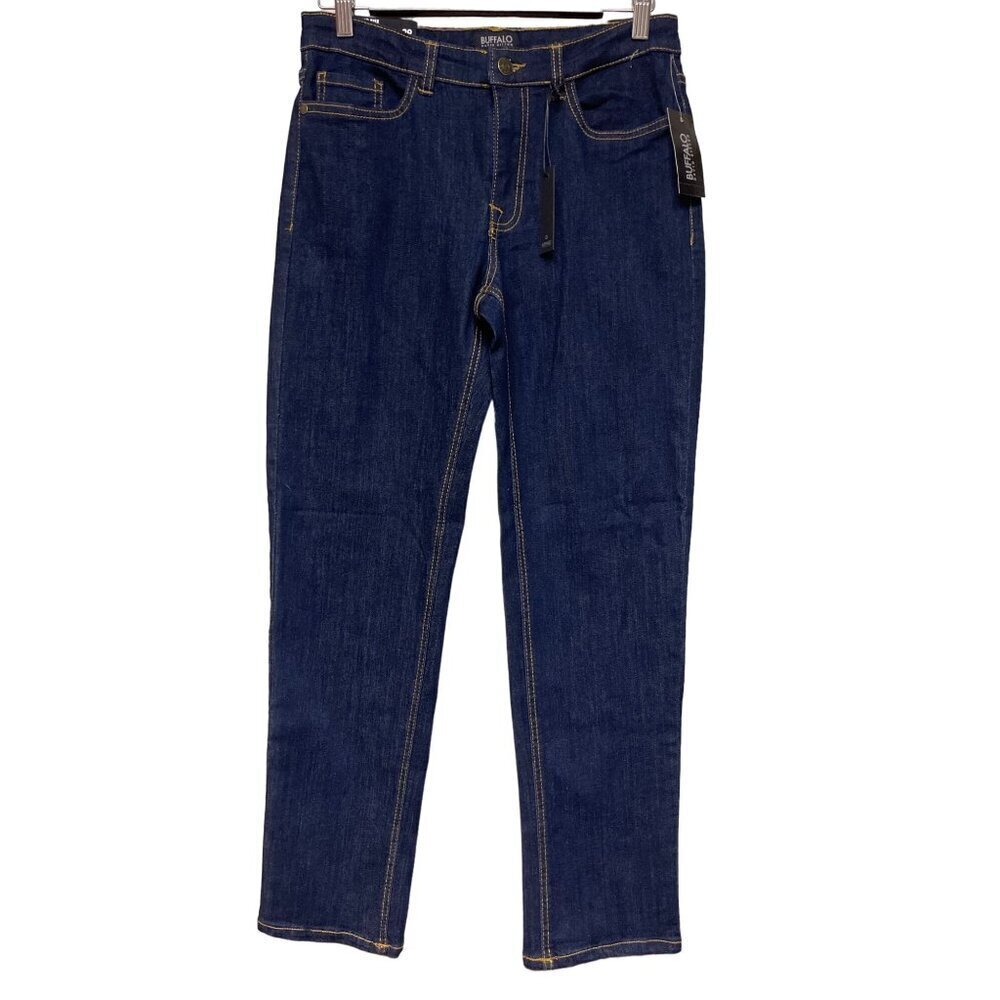 NEW! Buffalo David Bitton Gemma Mid Rise Slim Denim Blue Jeans Women's Size 29